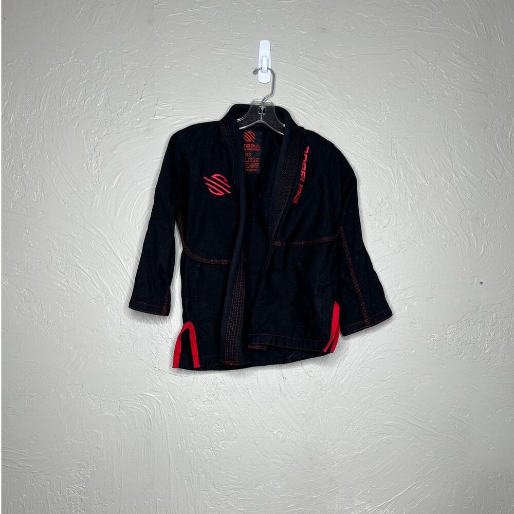 Sanabul Kids BJJ Gi Top Only K3 Black Brazilian Jiu Jitsu Jacket